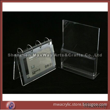 Pure Clear 4mm High-quality Acrylic Calendar Holder